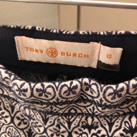 Tory Burch Heidi Jacquard Pants Size 12 - Picture 4 of 5